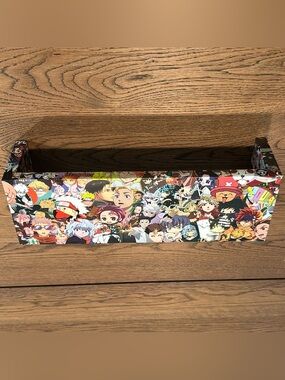 Handmade Anime Collage Shelf 13.75 in Floating Wall Shelf Decor Display